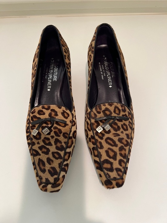 Donald J. Pliner Shoes - Donald J. Pliner Leopard Print Loafers - Tan & Black